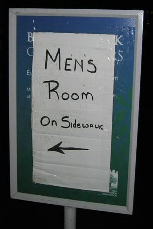 men's restroom