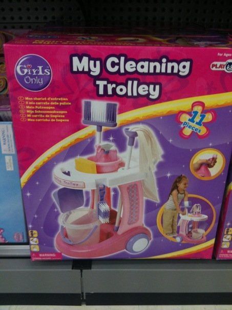 cleaning trolley